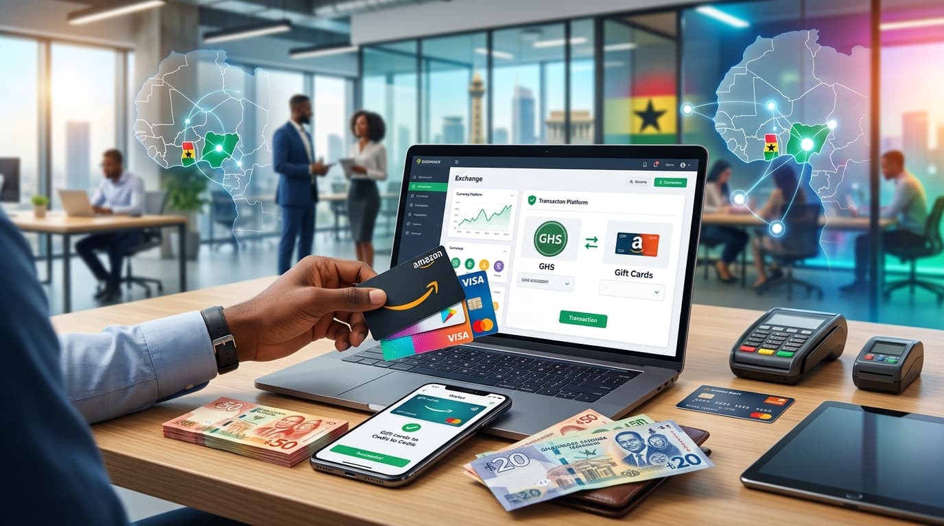 how to convert gift cards to cedis in Ghana