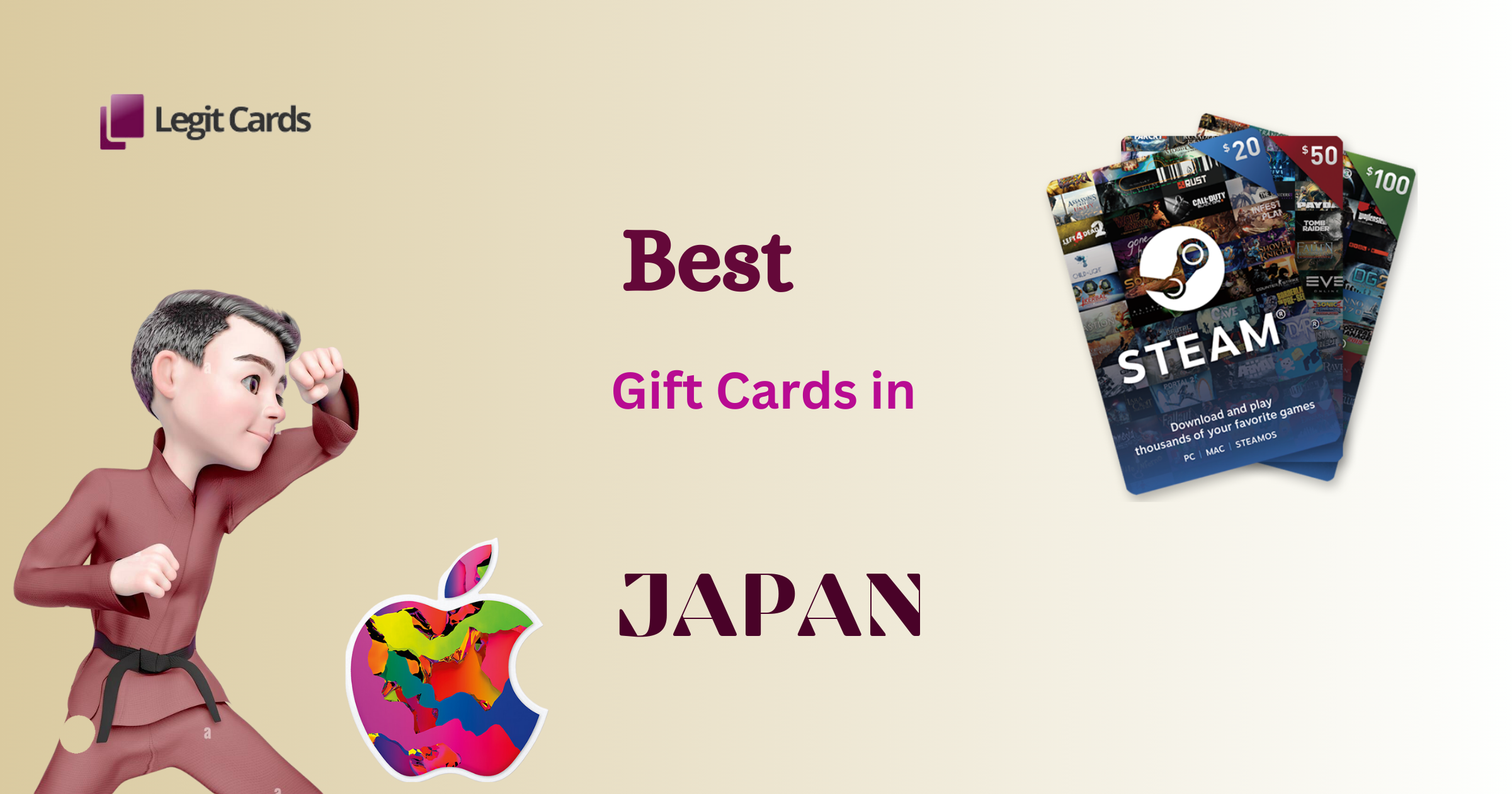 Best gift cards in Japan - Legitcards Blog